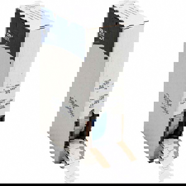 Label Maker Label: Clear & White, Vinyl, 1-1/2